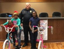 North Police gives bikes to local kids for Christmas